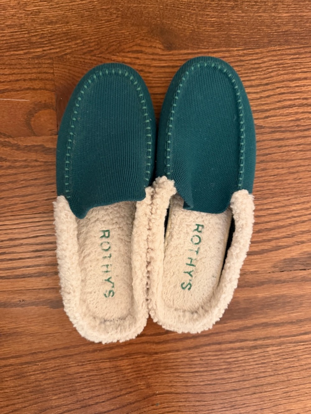 Rothy's Women's Green Cozy Slip-On Mocs